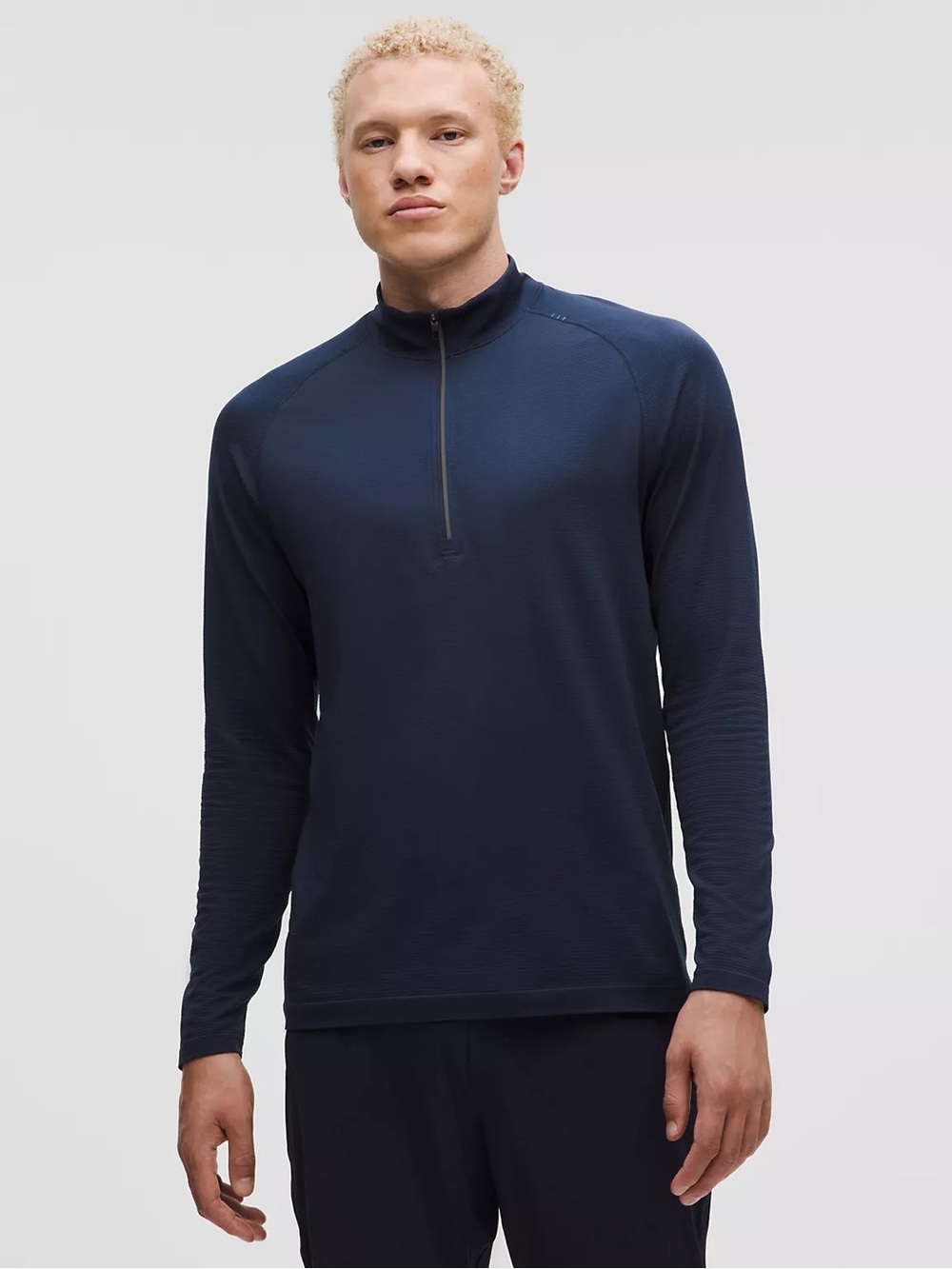 Lululemon Men’s Metal Vent Tech Half Zip Club Blue XXL
